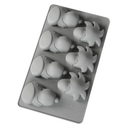 Peanuts moule à muffins en silicone Snoopy & Woodstock gris