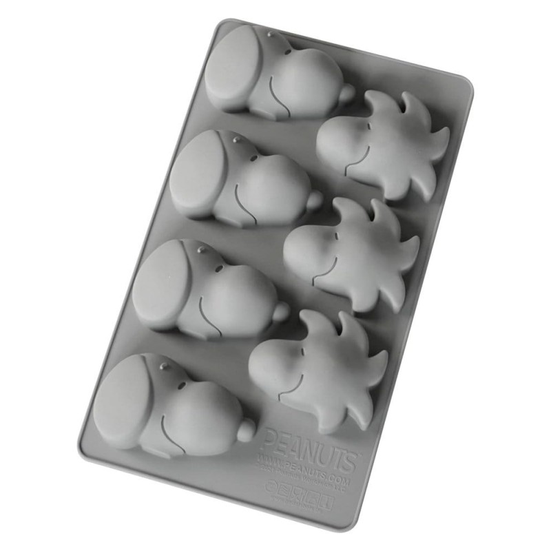 Peanuts moule à muffins en silicone Snoopy & Woodstock gris