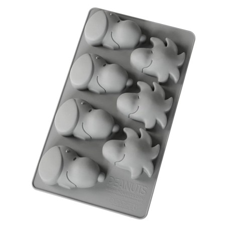 Peanuts Silicone Muffin Tray Snoopy & Woodstock grey