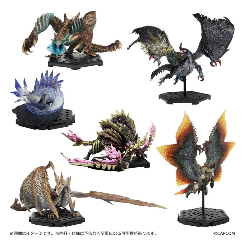Monster Hunter Capcom Figure Builder Standard Model Plus Mini Figures Blind Box Assortment (6)