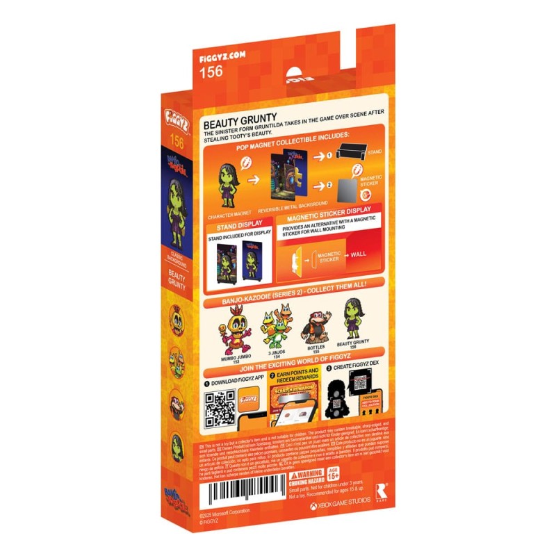 Banjo-Kazooie FiGGYZ Magnet Collectible Beauty Grunty 11 cm