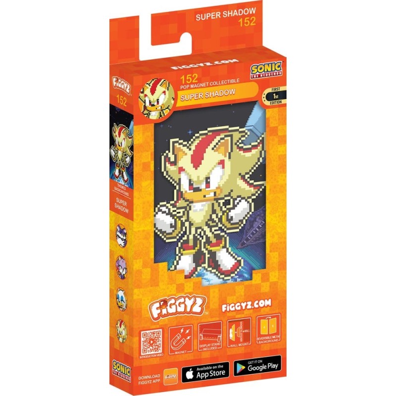 Sonic the Hedgehog (Modern) magnet à collectionner FiGGYZ Super Shadow 11 cm