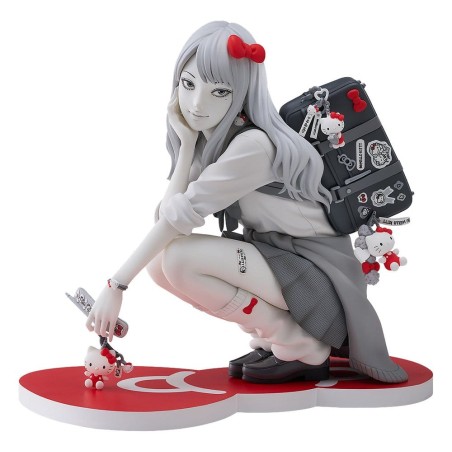 Junji Ito figurine PVC Gyaru Tomie x Hello Kitty 14 cm