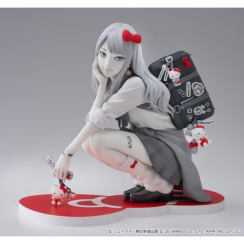 Junji Ito PVC Figure Gyaru Tomie x Hello Kitty 14 cm