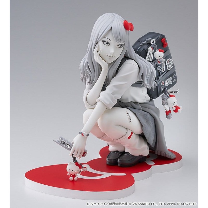 Junji Ito PVC Figure Gyaru Tomie x Hello Kitty 14 cm