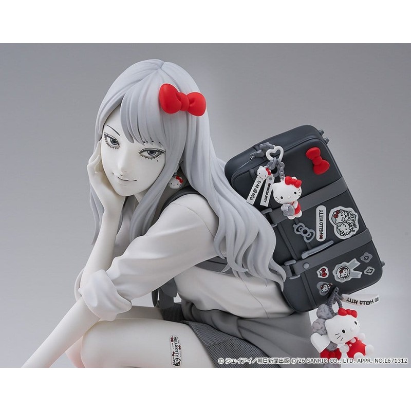 Junji Ito figurine PVC Gyaru Tomie x Hello Kitty 14 cm