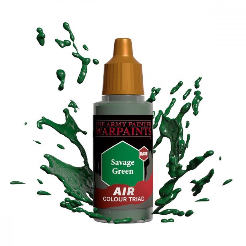 The Army Painter - Warpaints Air Colour Triad - Base - Savage Green | 5713799311183