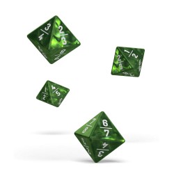 Oakie Doakie Dice dés D8 18 mm Goyf Marble - Vert (4)