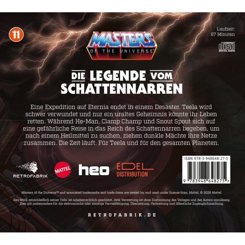Masters of the Universe Radio Play CD Episode 11: Die Legende vom Schattennarren *Allemand*