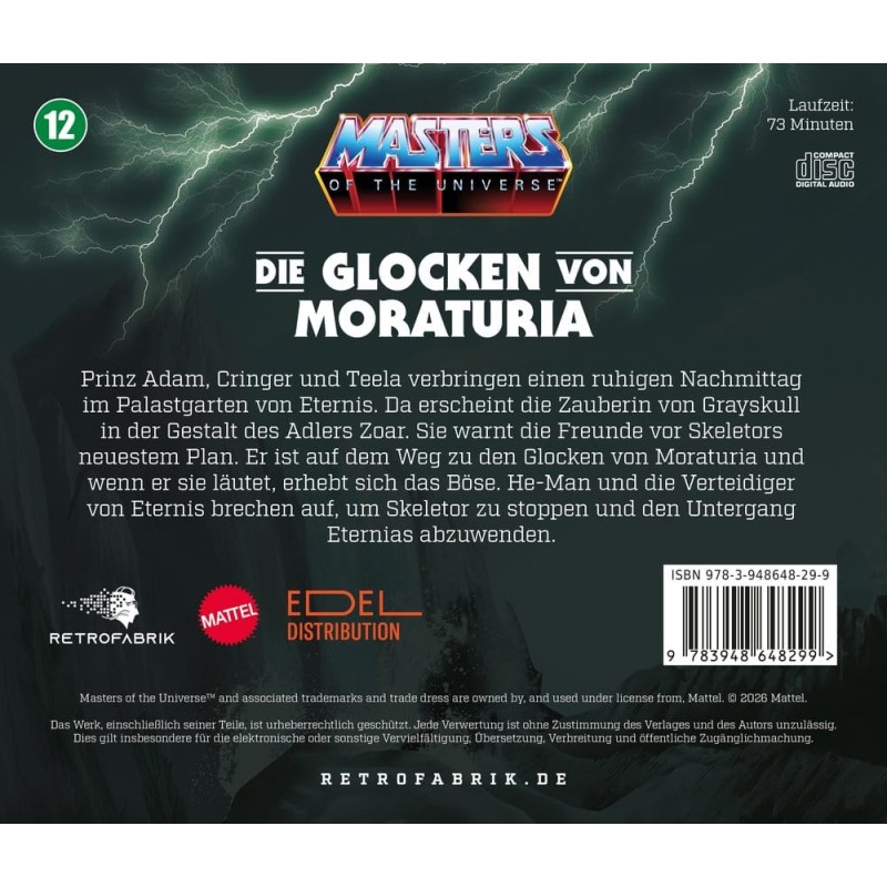 Masters of the Universe Radio Play CD Episode 12: Die Glocken von Moraturia *Allemand*