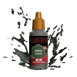 The Army Painter - Warpaints Air Colour Triad - Base - Militia Green