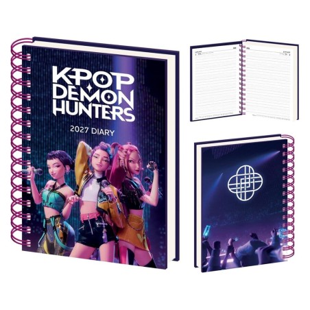 KPop Demon Hunters Agenda A5 à spirale 2027