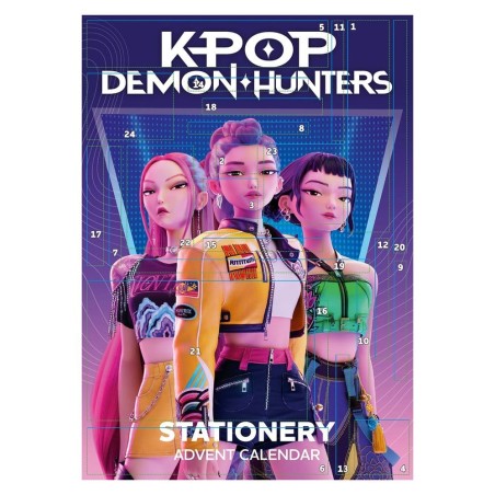 KPop Demon Hunters (2027) Calendrier de l'Avent Présentoir (12)