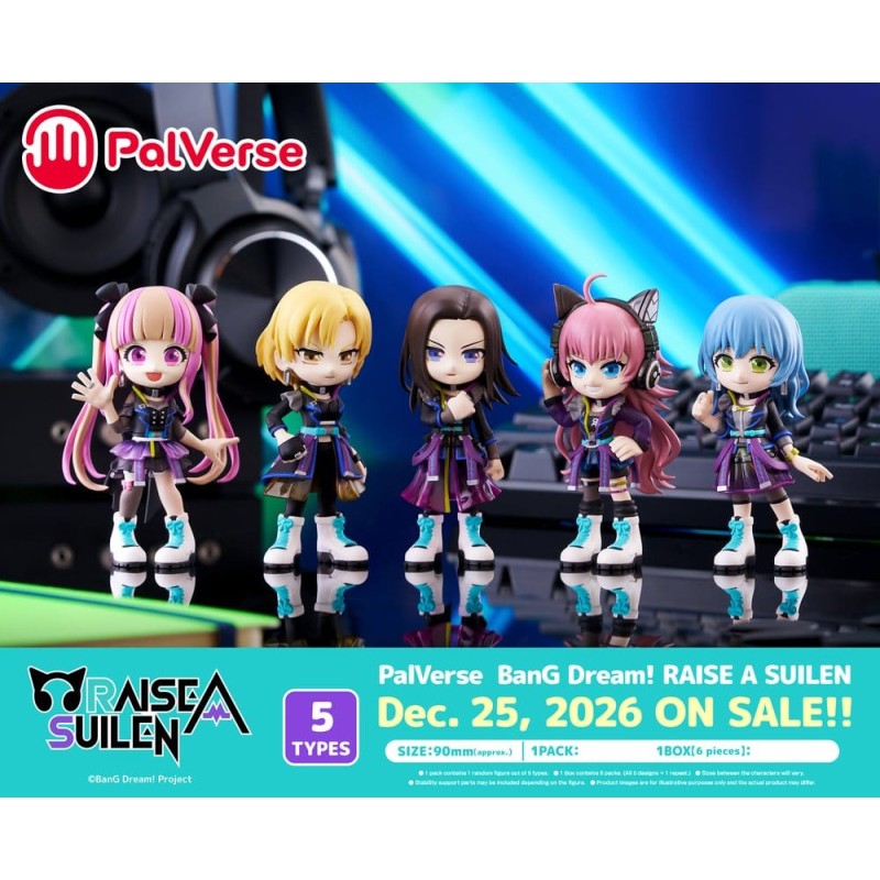 BanG Dream! blind box assortiment PalVerse figurines mini (6)