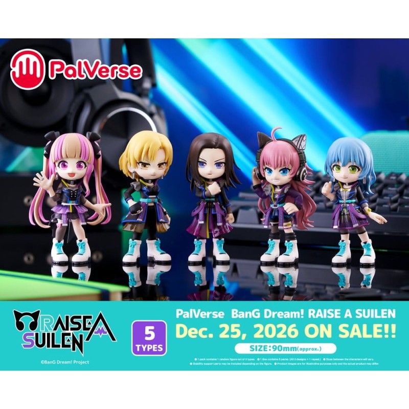 BanG Dream! blind box assortiment PalVerse figurines mini (6)