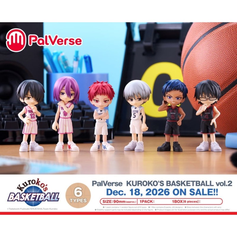 Kuroko's Basketball blind box assortiment PalVerse figurines mini vol.2 (6)
