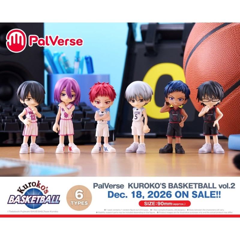 Kuroko's Basketball blind box assortiment PalVerse figurines mini vol.2 (6)