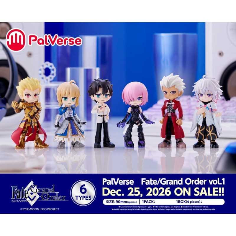 Fate/Grand Order Blind Box présentoir figurines mini PalVerse vol.1 (6)