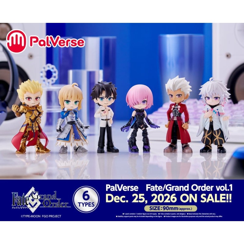 Fate/Grand Order Blind Box présentoir figurines mini PalVerse vol.1 (6)