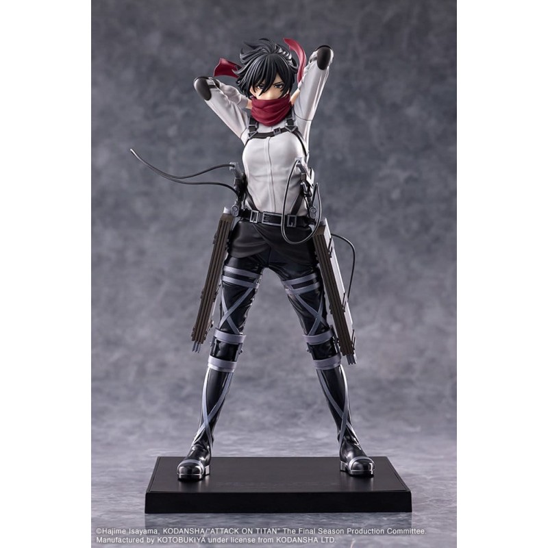 Attack on Titan: The Final Season Oshi Works PVC Figure Mikasa Ackerman The Final Season Ver. 25 cm
