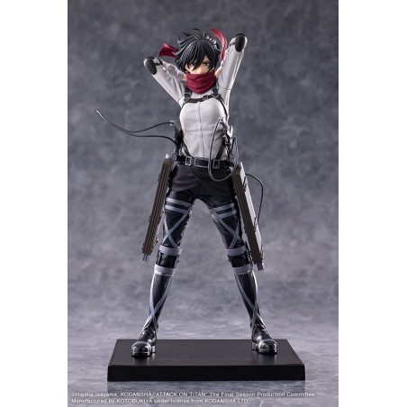 Attack on Titan: The Final Season figurine PVC Oshi Works Mikasa Ackerman The Final Season Ver. 25 cm