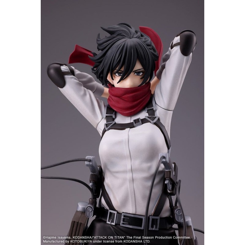 Attack on Titan: The Final Season figurine PVC Oshi Works Mikasa Ackerman The Final Season Ver. 25 cm