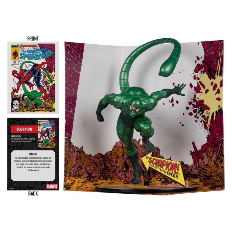 Marvel PVC Statue !/10 Scorpion (Metallic) (The Amazing Spider-Man no.318) (Gold Label) 18 cm