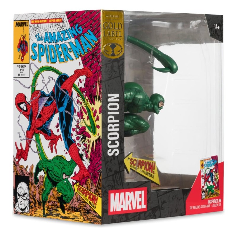 Marvel PVC Statue !/10 Scorpion (Metallic) (The Amazing Spider-Man no.318) (Gold Label) 18 cm