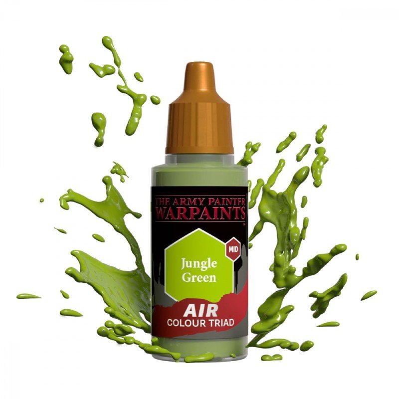 The Army Painter - Warpaints Air Colour Triad - Midtone - Jungle Green | 5713799143388