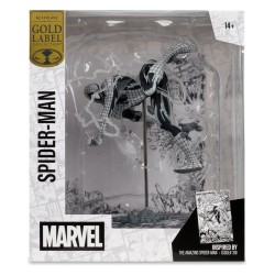 Marvel PVC Statue !/10 Spider-Man (Line Art) (The Amazing Spider-Man no.318) (Gold Label) 17 cm