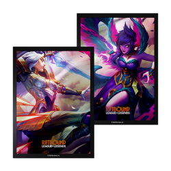 Riftbound: League of Legends TCG: Vendetta - Art Sleeves (2*50 Sleeves) - Kayle vs Morgana