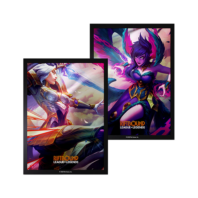 Riftbound: League of Legends TCG: Vendetta - Art Sleeves (2*50 Sleeves) - Kayle vs Morgana