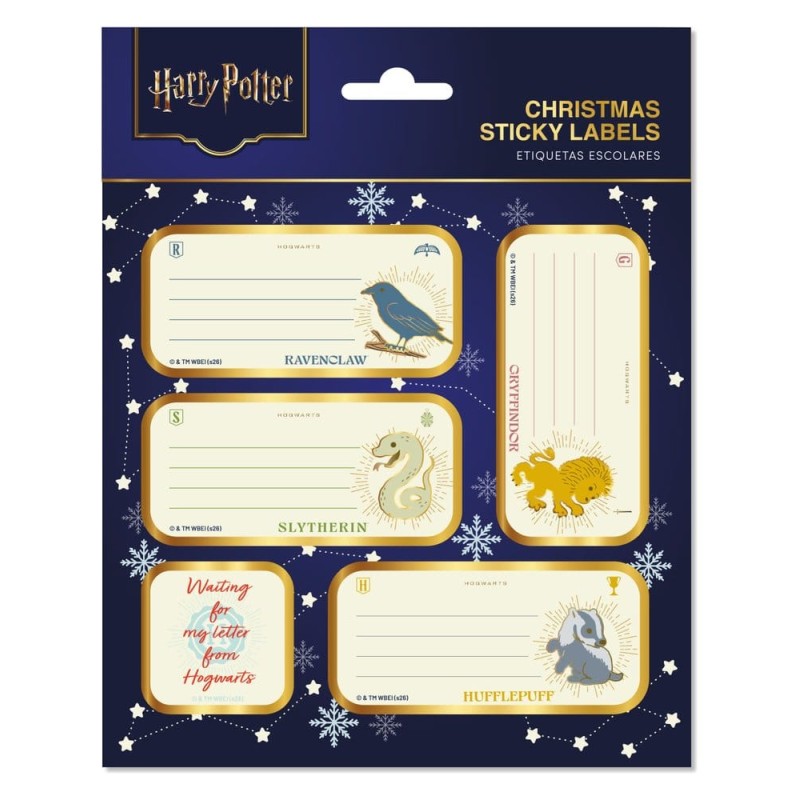 Harry Potter étiquettes de Noël autocollantes premium