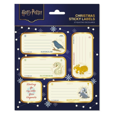 Harry Potter étiquettes de Noël autocollantes premium