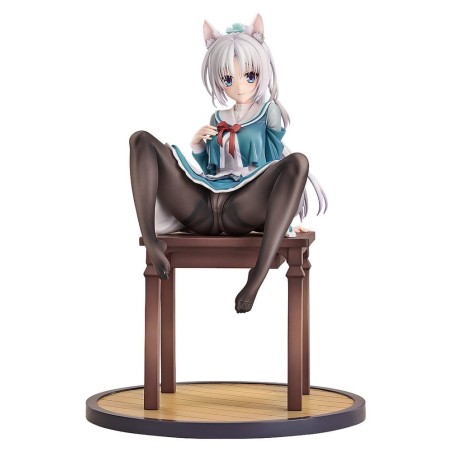 Senren*Banka figurine PVC 1/7 Yoshino Tomotake Animal Ears School Uniform Ver. 21 cm
