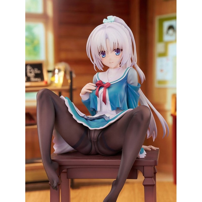 Senren*Banka figurine PVC 1/7 Yoshino Tomotake Animal Ears School Uniform Ver. 21 cm