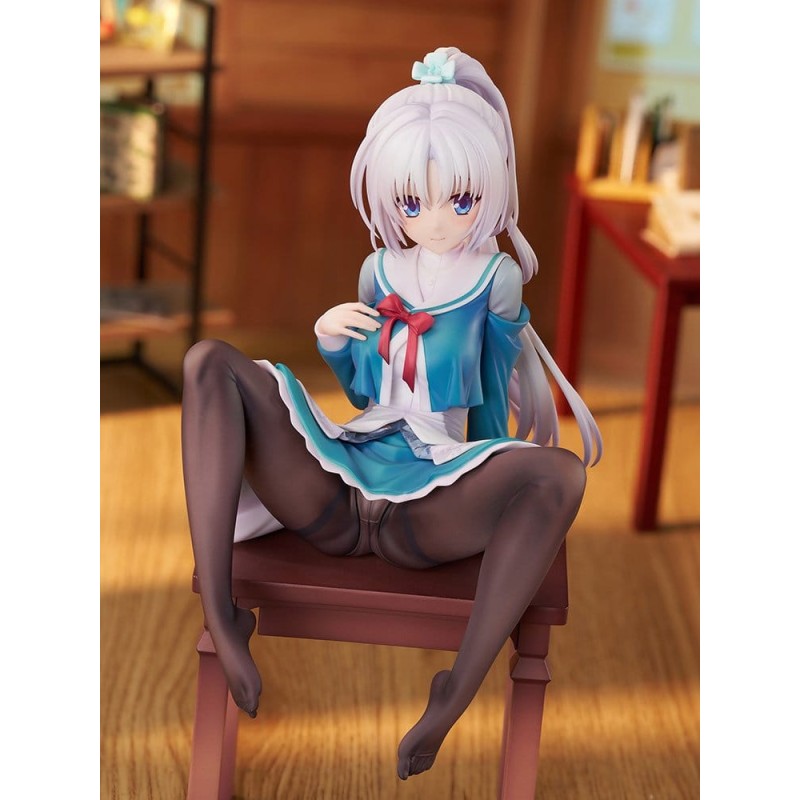 Senren*Banka PVC Figure 1/7 Yoshino Tomotake Animal Ears School Uniform Ver. 21 cm