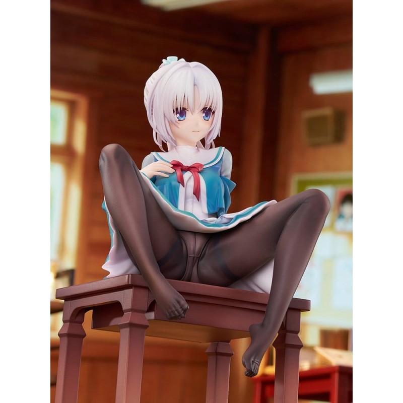 Senren*Banka figurine PVC 1/7 Yoshino Tomotake Animal Ears School Uniform Ver. 21 cm