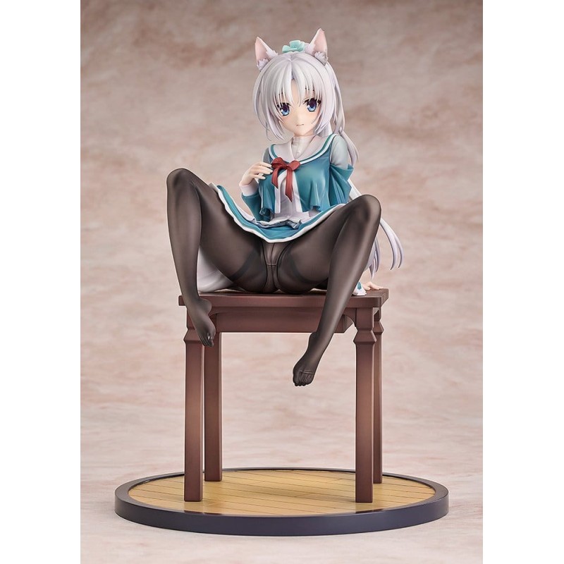 Senren*Banka PVC Figure 1/7 Yoshino Tomotake Animal Ears School Uniform Ver. 21 cm