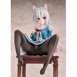 Senren*Banka PVC Figure 1/7 Yoshino Tomotake Animal Ears School Uniform Ver. 21 cm