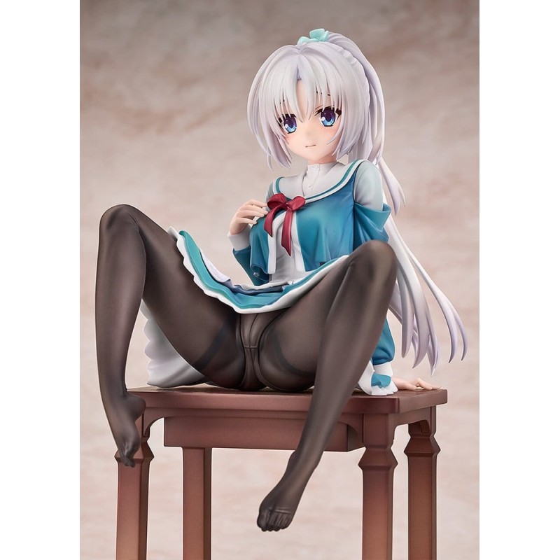 Senren*Banka PVC Figure 1/7 Yoshino Tomotake Animal Ears School Uniform Ver. 21 cm