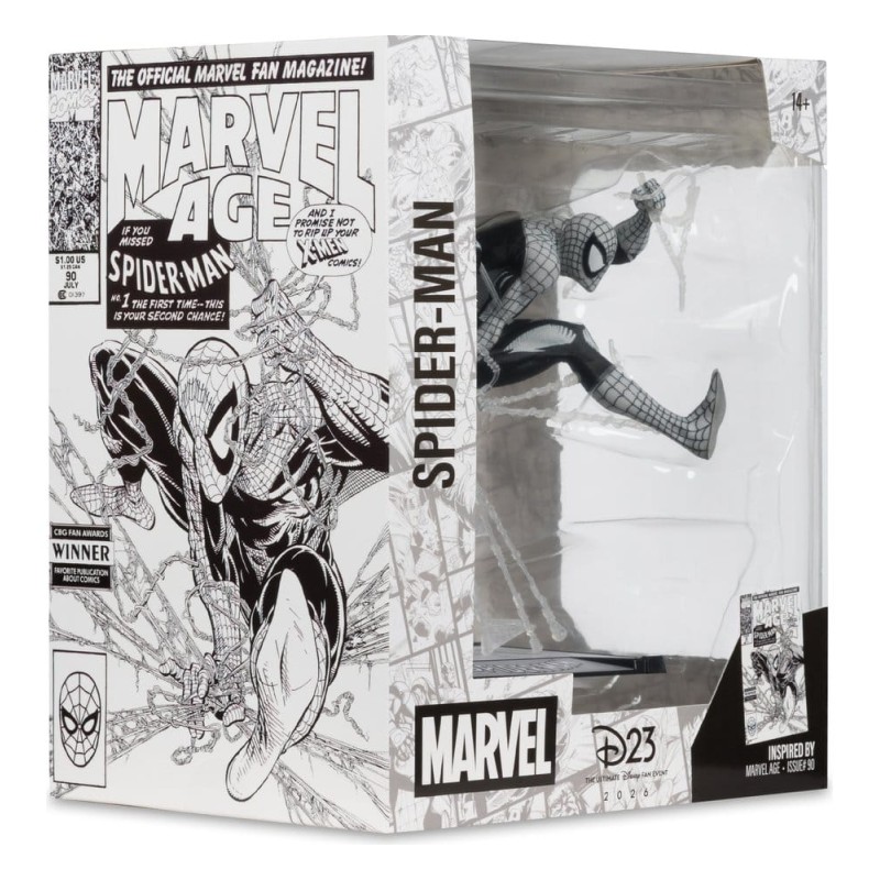 Marvel PVC Statue 1/10 Spider-Man (Marvel Age no.90) (Line Art) 18 cm