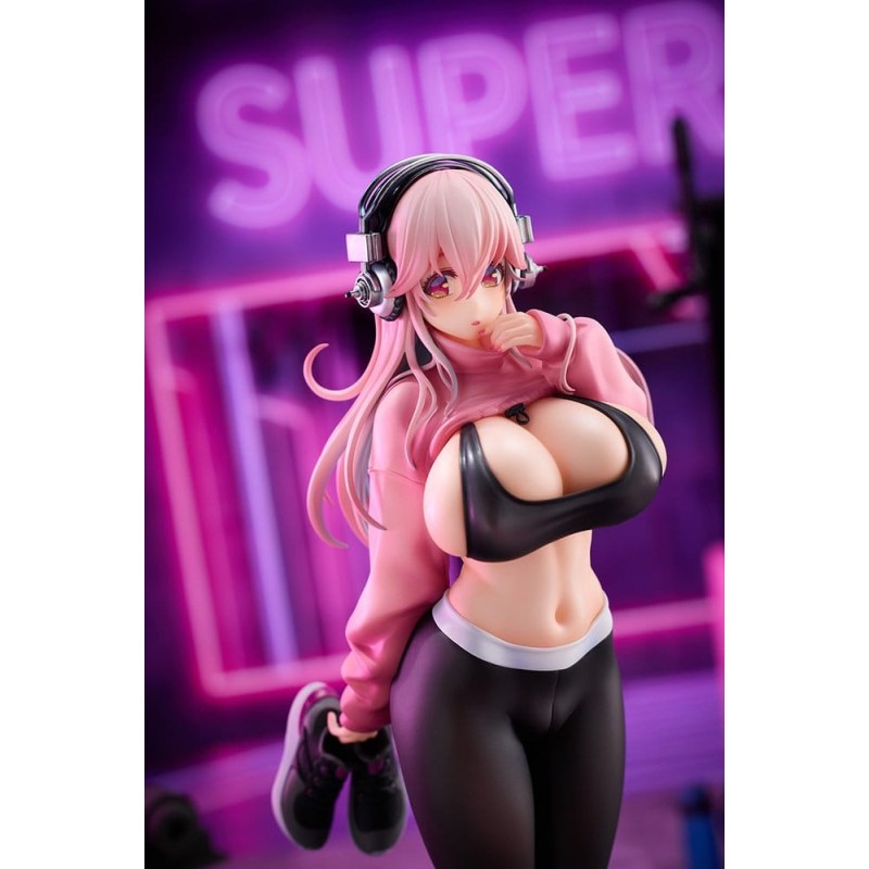 Super Sonico PVC Figure 1/6 Exercise Ver. 27 cm