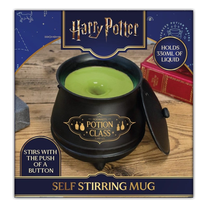 Harry Potter mug Chaudron auto-remuant avec couvercle Magical Locations