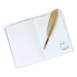 Harry Potter carnet de notes en peluche Set avec stylo Hedwig Magical Locations