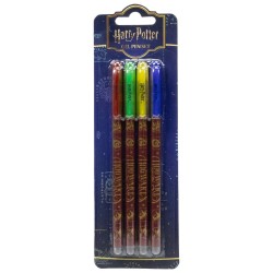 Harry Potter pack 4 stylos gel Magical Locations