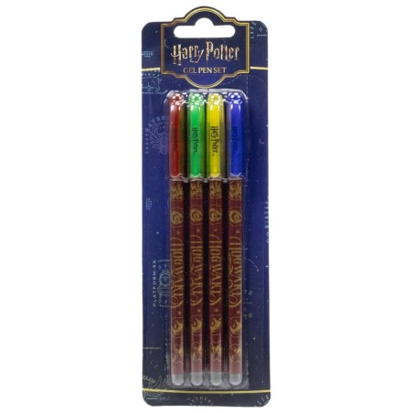 Harry Potter pack 4 stylos gel Magical Locations