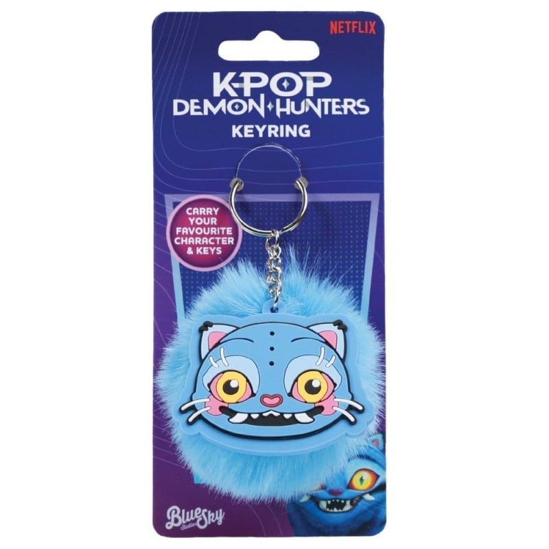 KPop Demon Hunters Pom Pom Keychain Derpy