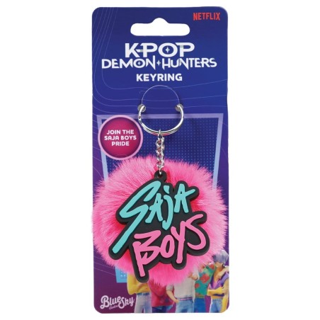 KPop Demon Hunters Porte-clés Pompon Saja Boys