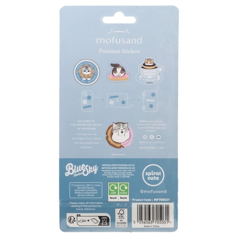 Mofusand Sticker Set Premium